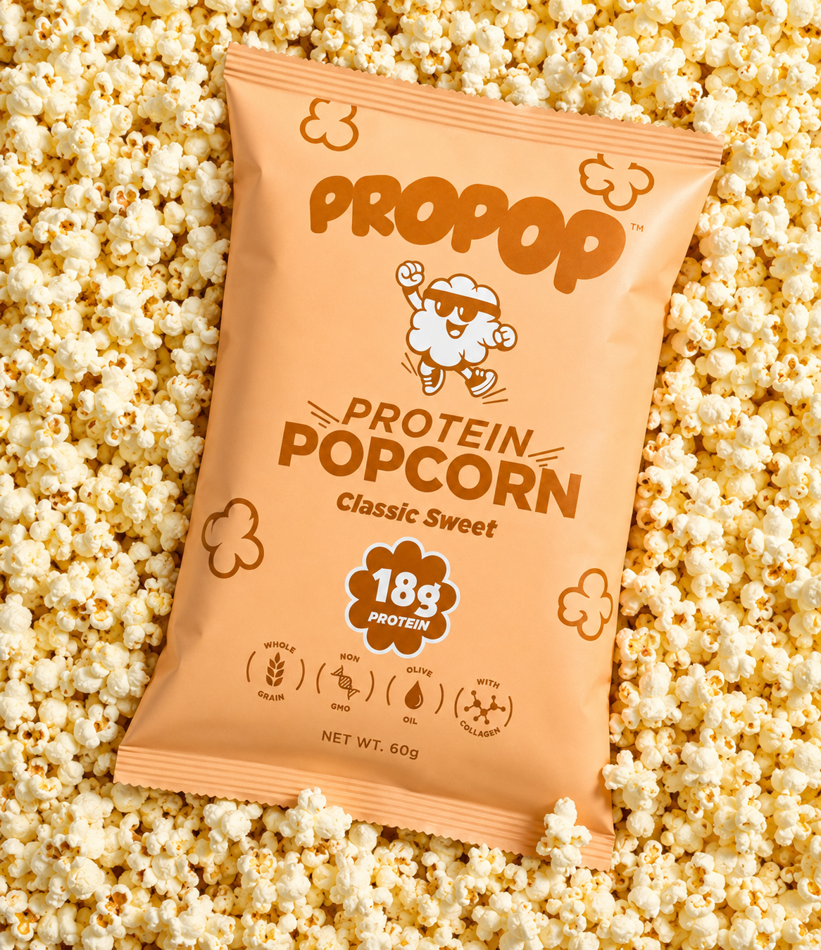 PROPOP Protein Popcorn Classic Sweet
