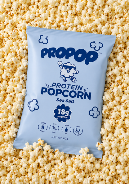 PROPOP Protein Popcorn Sea Salt