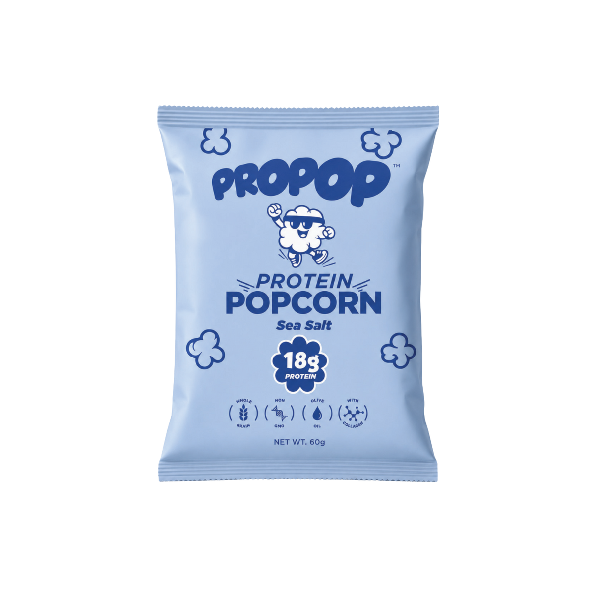 PROPOP Protein Popcorn Sea Salt